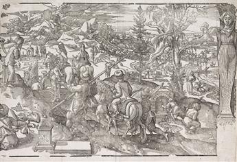 PIETER COECKE VAN AELST (after) Procession of Sultan Süleyman through the Atmeidan from the frieze Customs and Fashions of the Turks